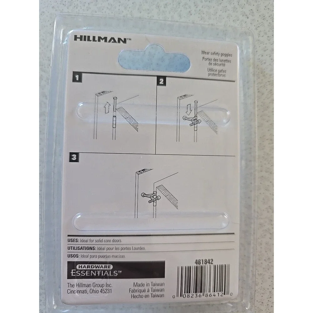Hillman Hardware Essentials 851328 Hinge Pin Door‎ Stop Antique Brass